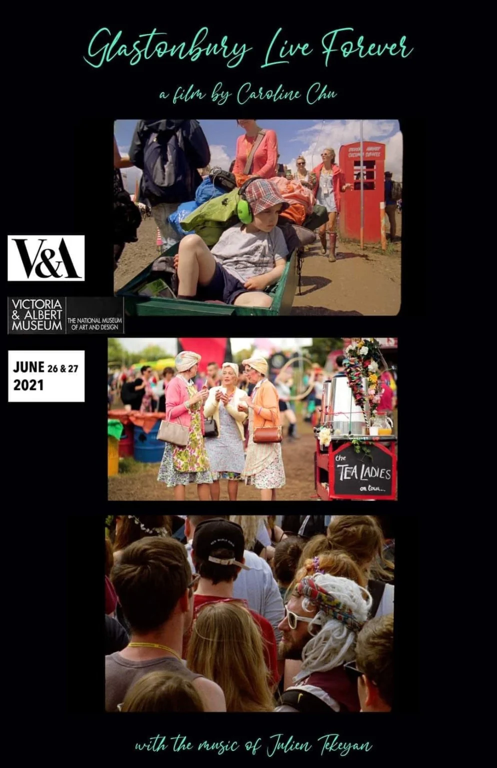 Film poster:  Glastonbury Live Forever